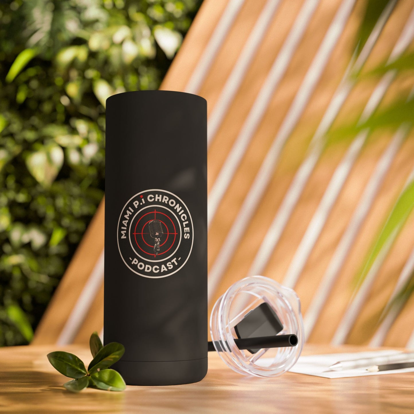 Miami Pi Dark Badge – Travel Mug (20oz)