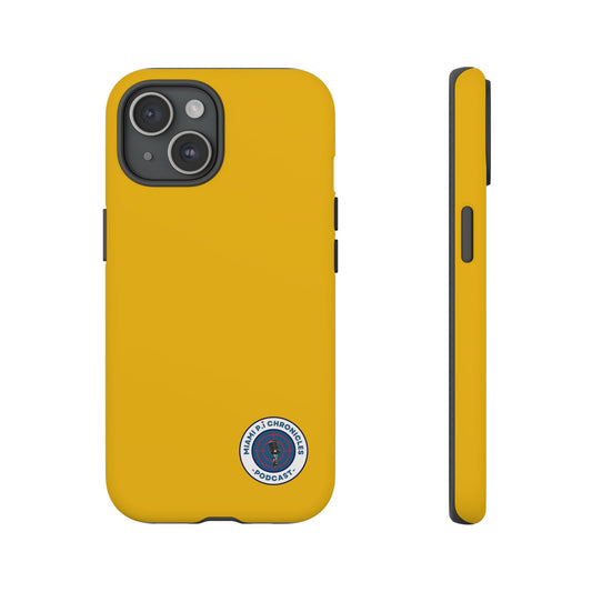 Miami Pi Badge – Yellow Phone Case