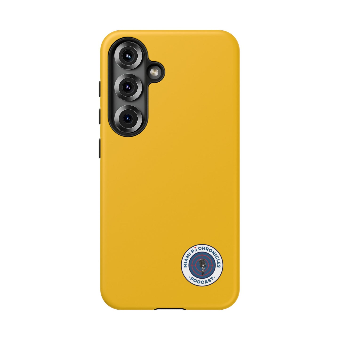 Miami Pi Badge – Yellow Phone Case