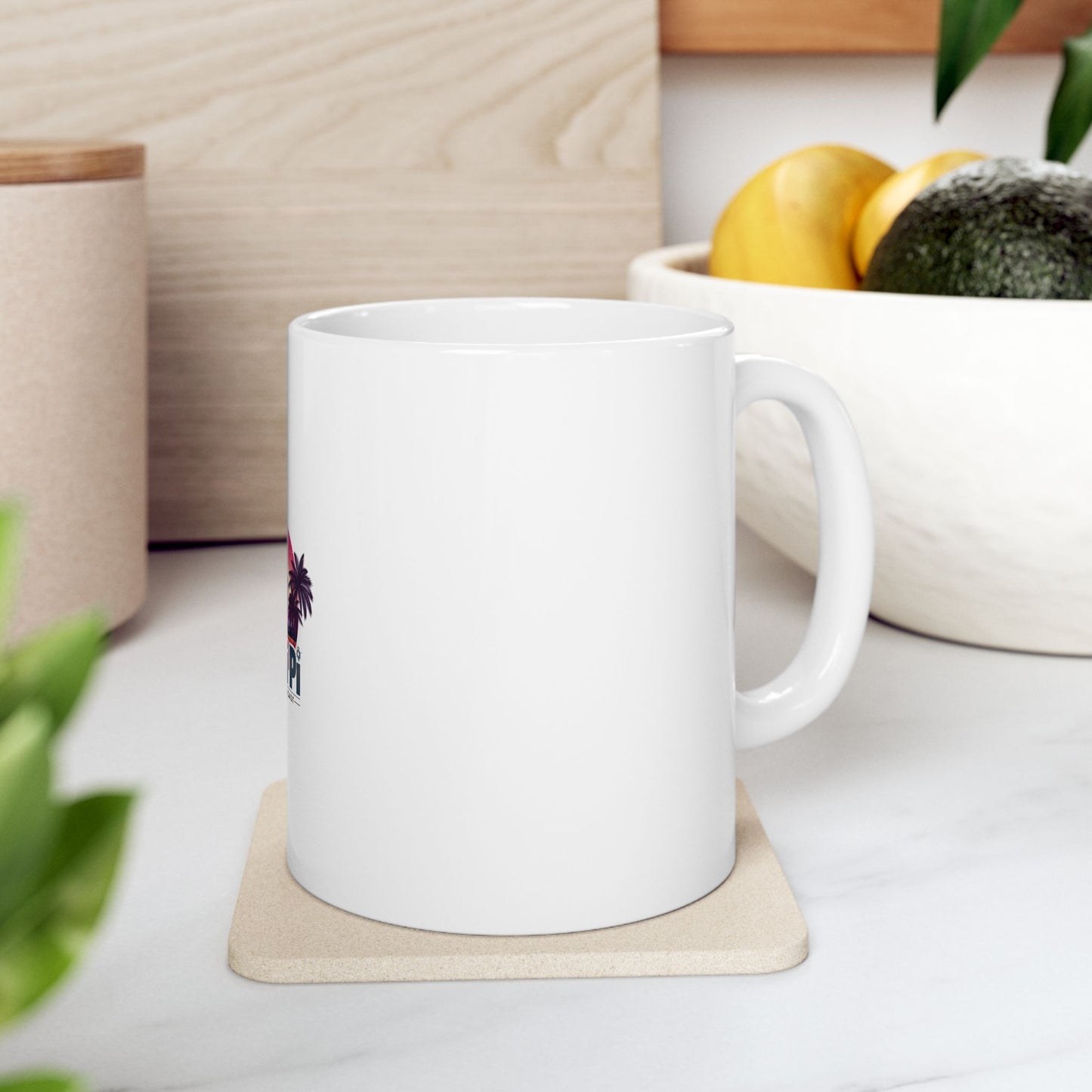 Sunset Logo – White Mug