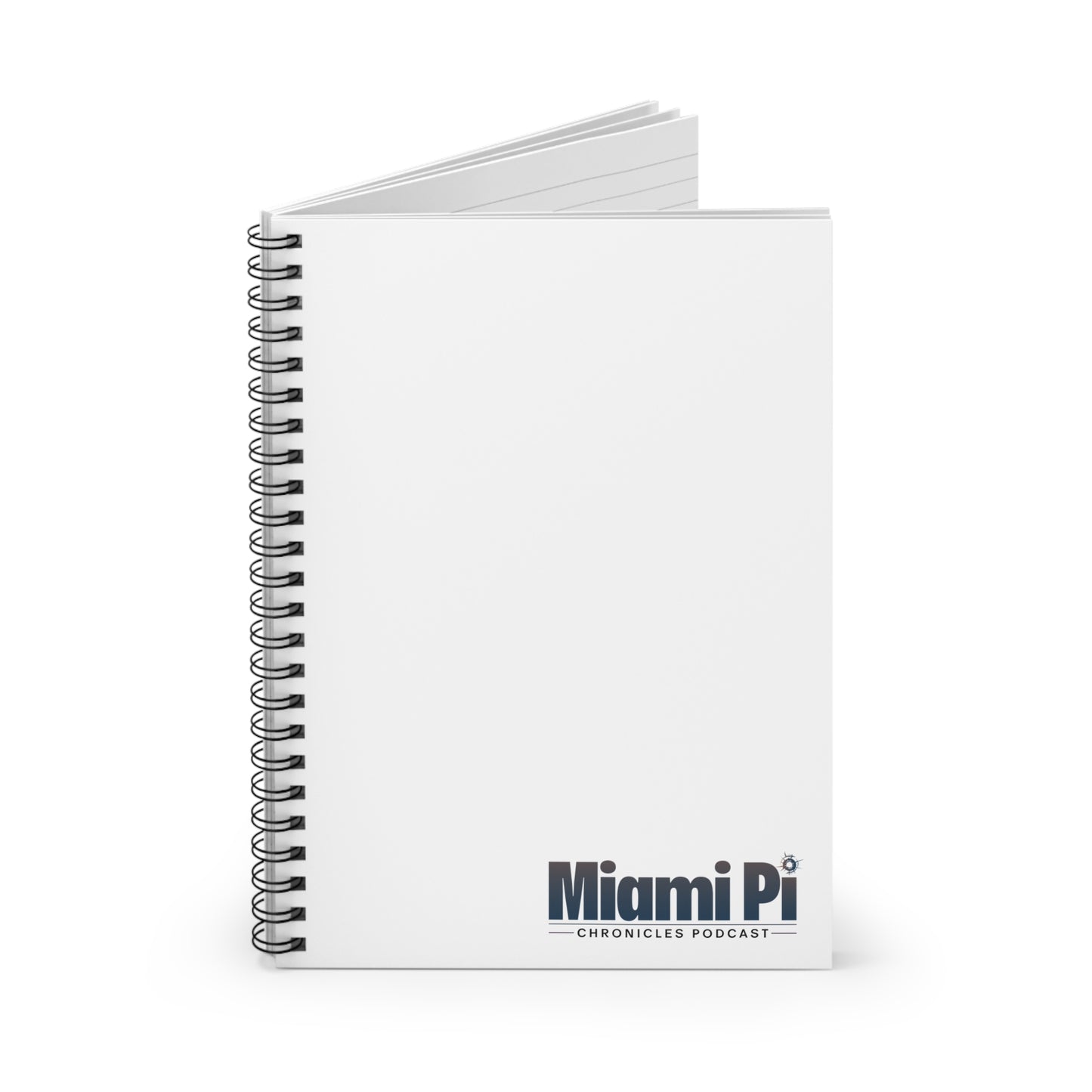 Monochrome Logo – White Notebook