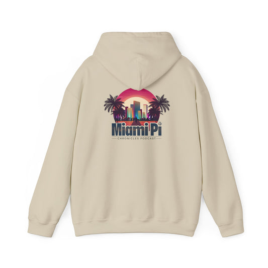 Dark Sunset Logo – Hoodie (Sand)