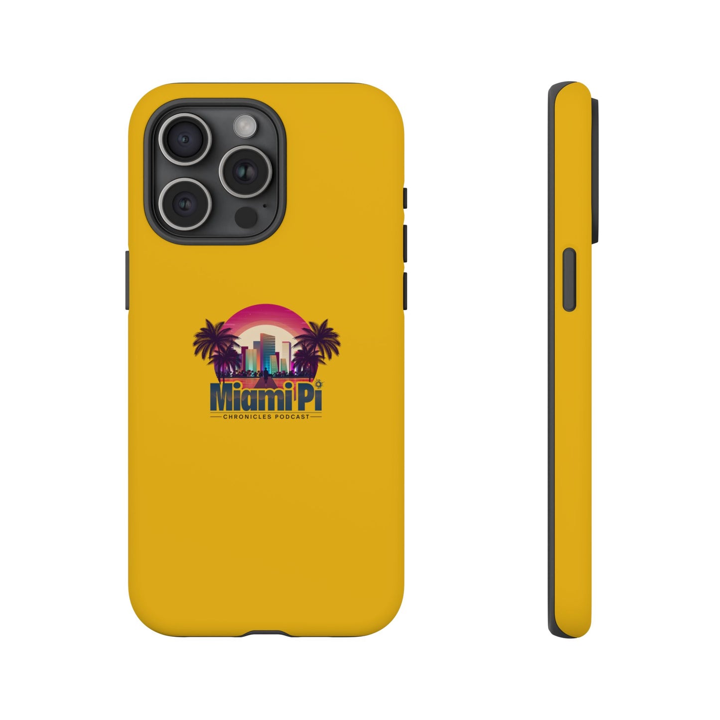 Sunset Logo – Yellow Phone Case