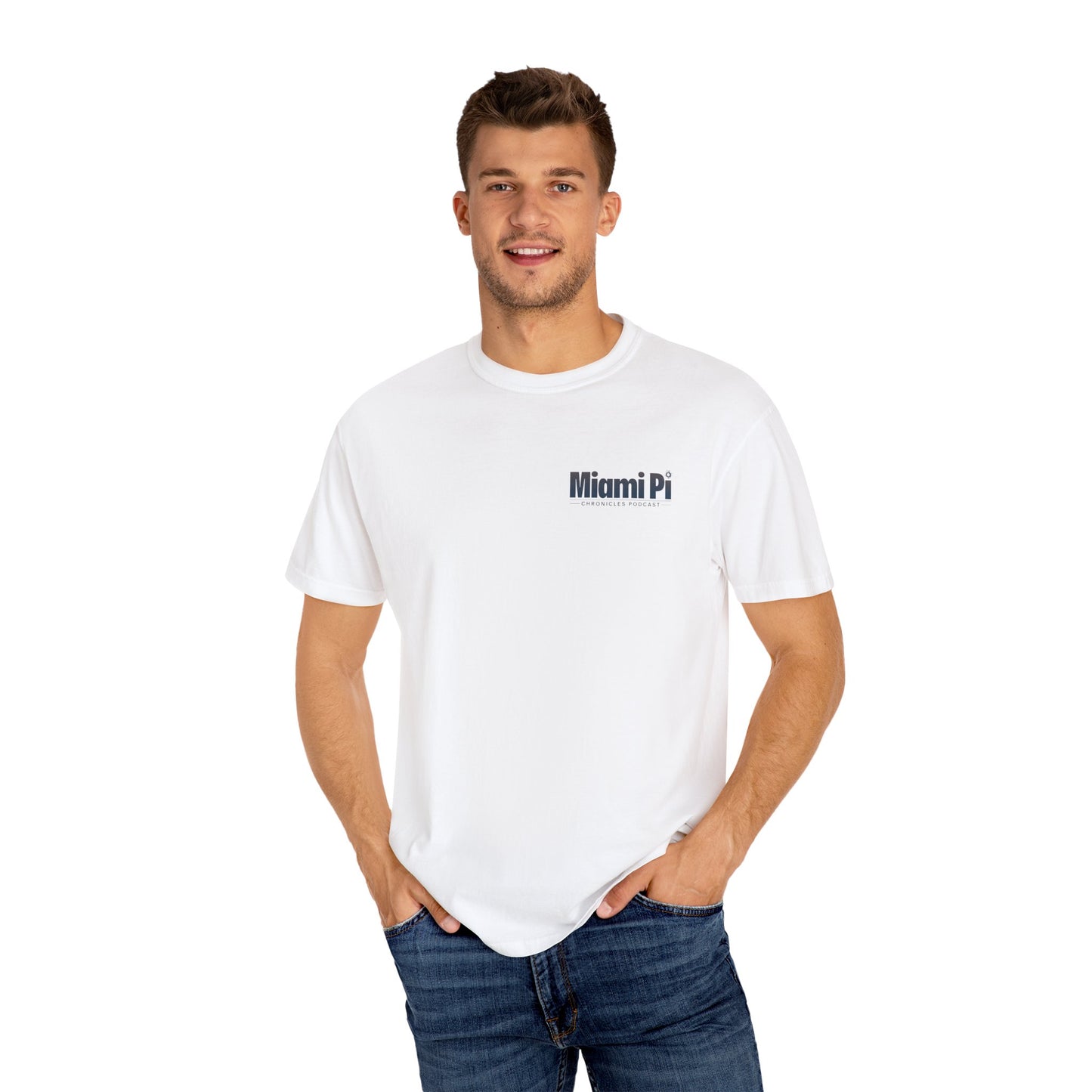 Dark Sunset Logo – T-Shirt (White)