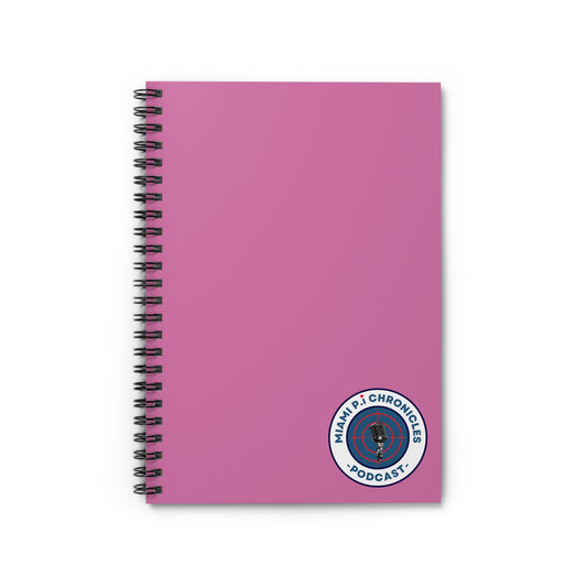 Miami Pi Badge – Pink Notebook