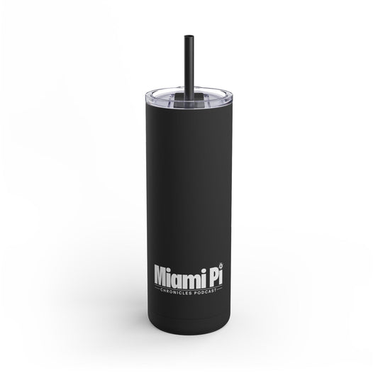 White Monochrome Logo – Travel Mug (20oz)