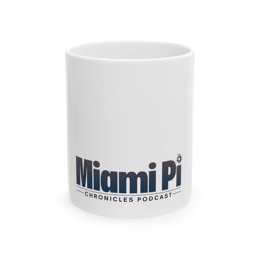 Monochrome Logo – White Mug