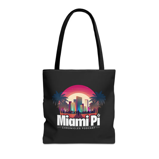 Sunset Logo – Black Tote Bag
