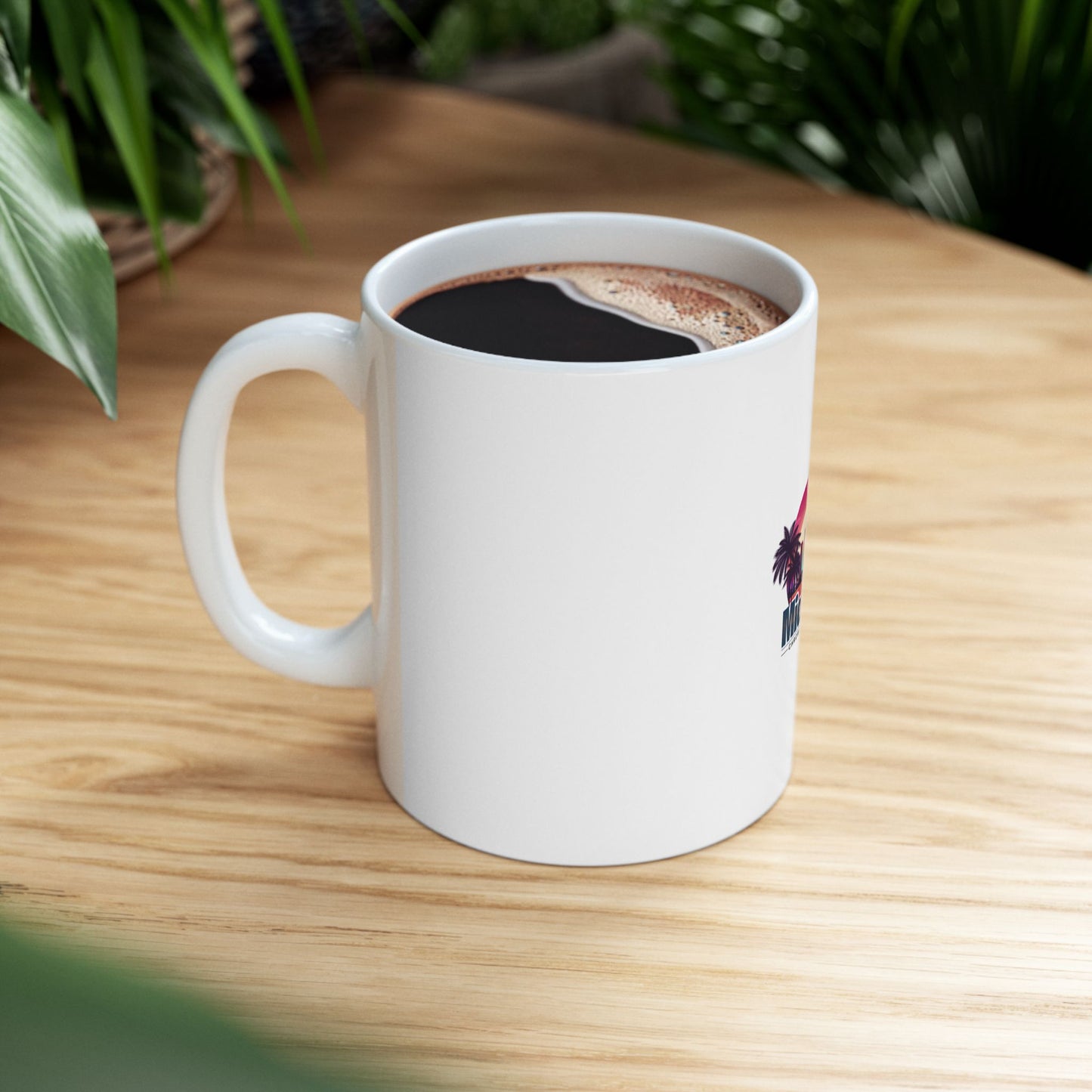 Sunset Logo – White Mug