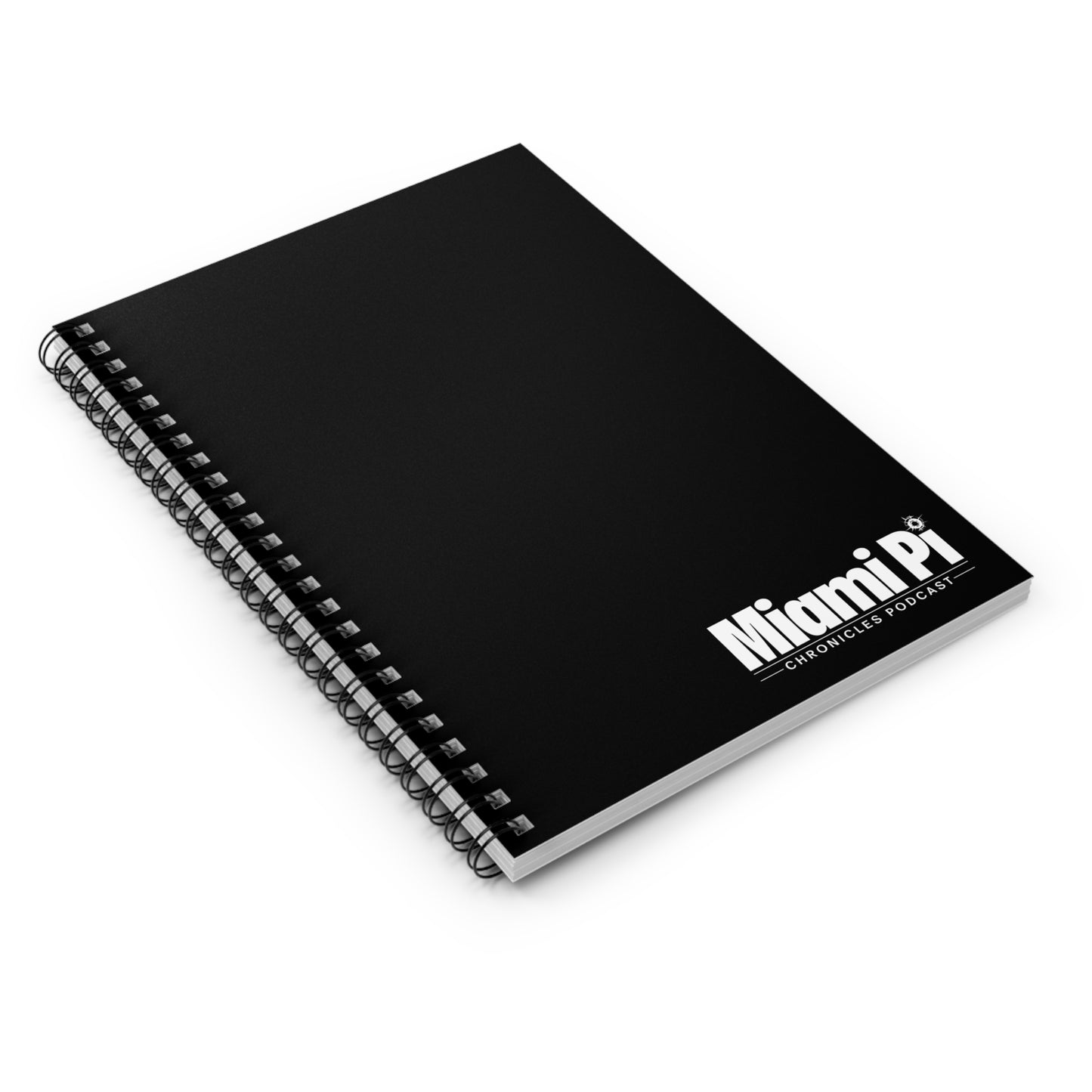 Monochrome Logo – Black Notebook