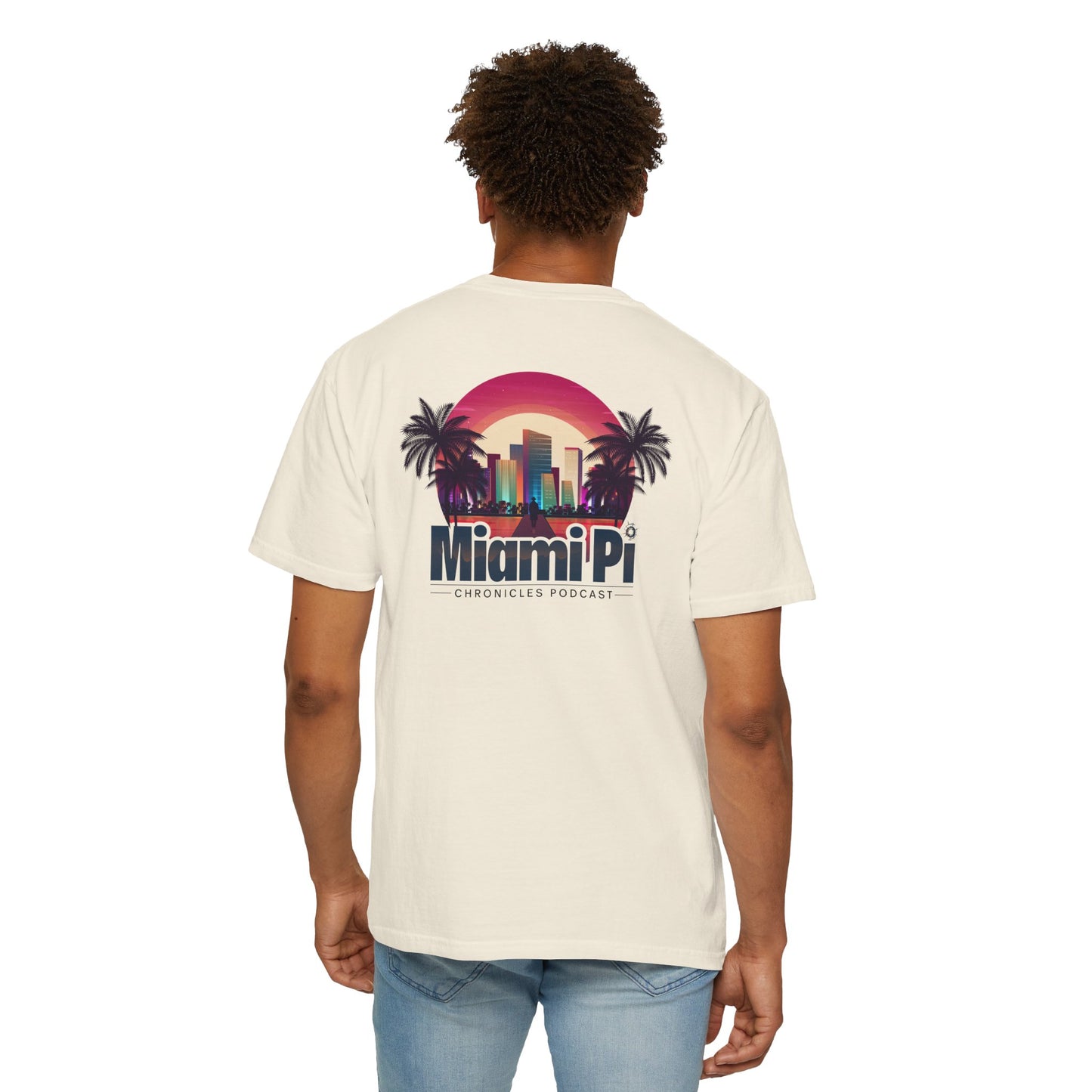 Dark Sunset Logo – T-Shirt (Ivory)