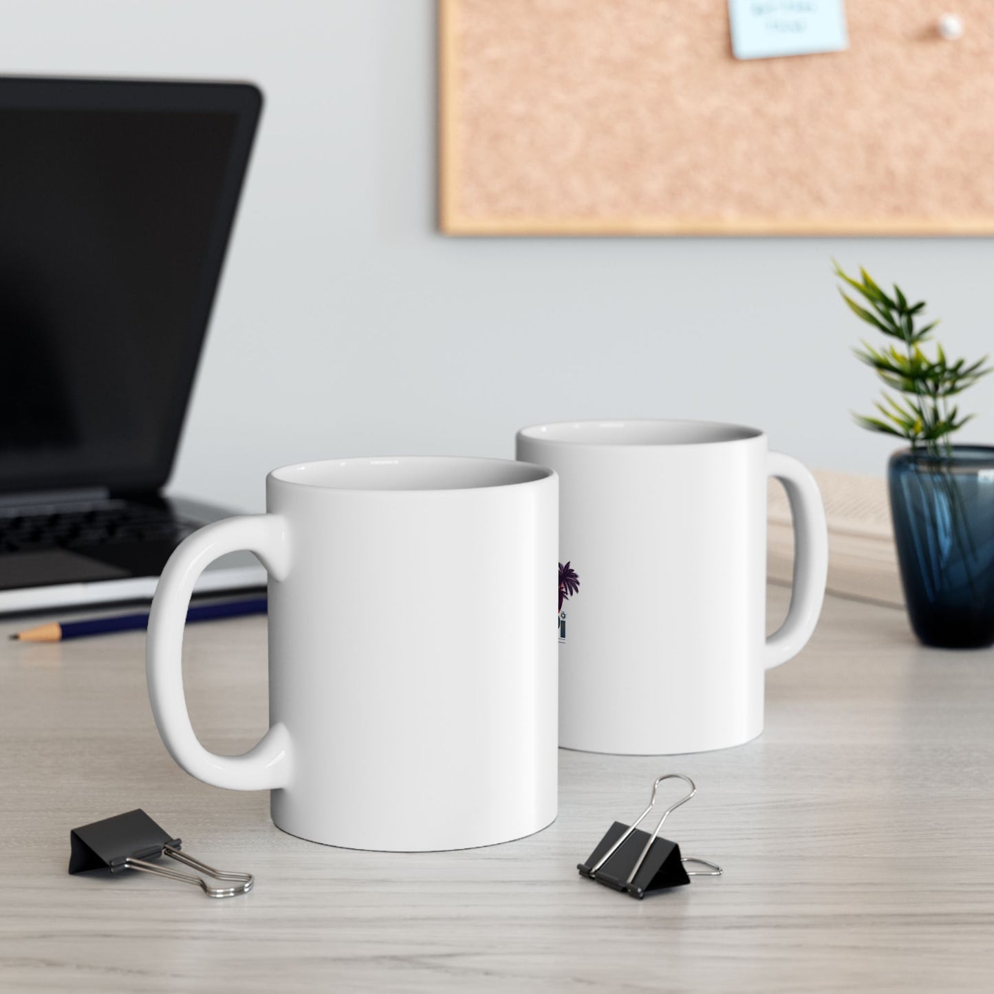 Sunset Logo – White Mug
