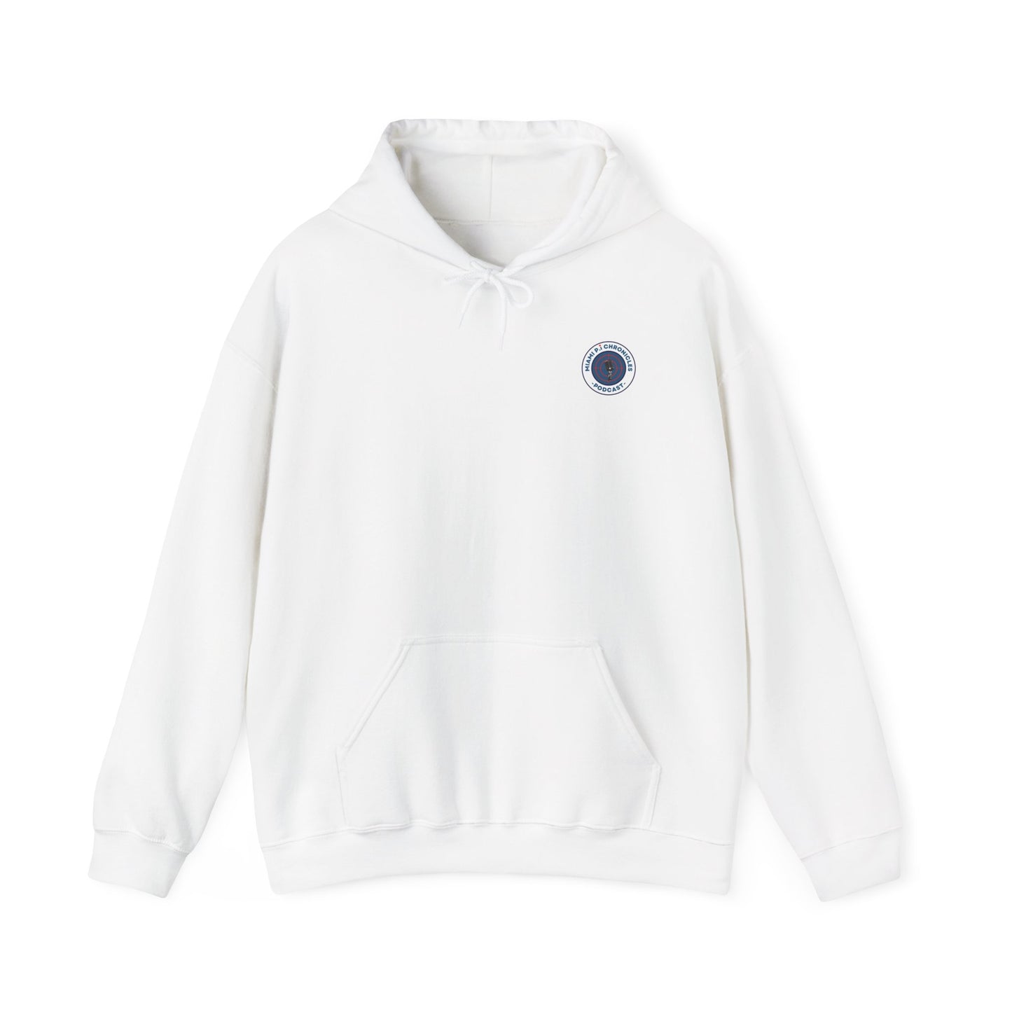 Miami Pi Badge – Hoodie (White)
