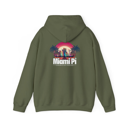Sunset Logo – Hoodie (Military Green)