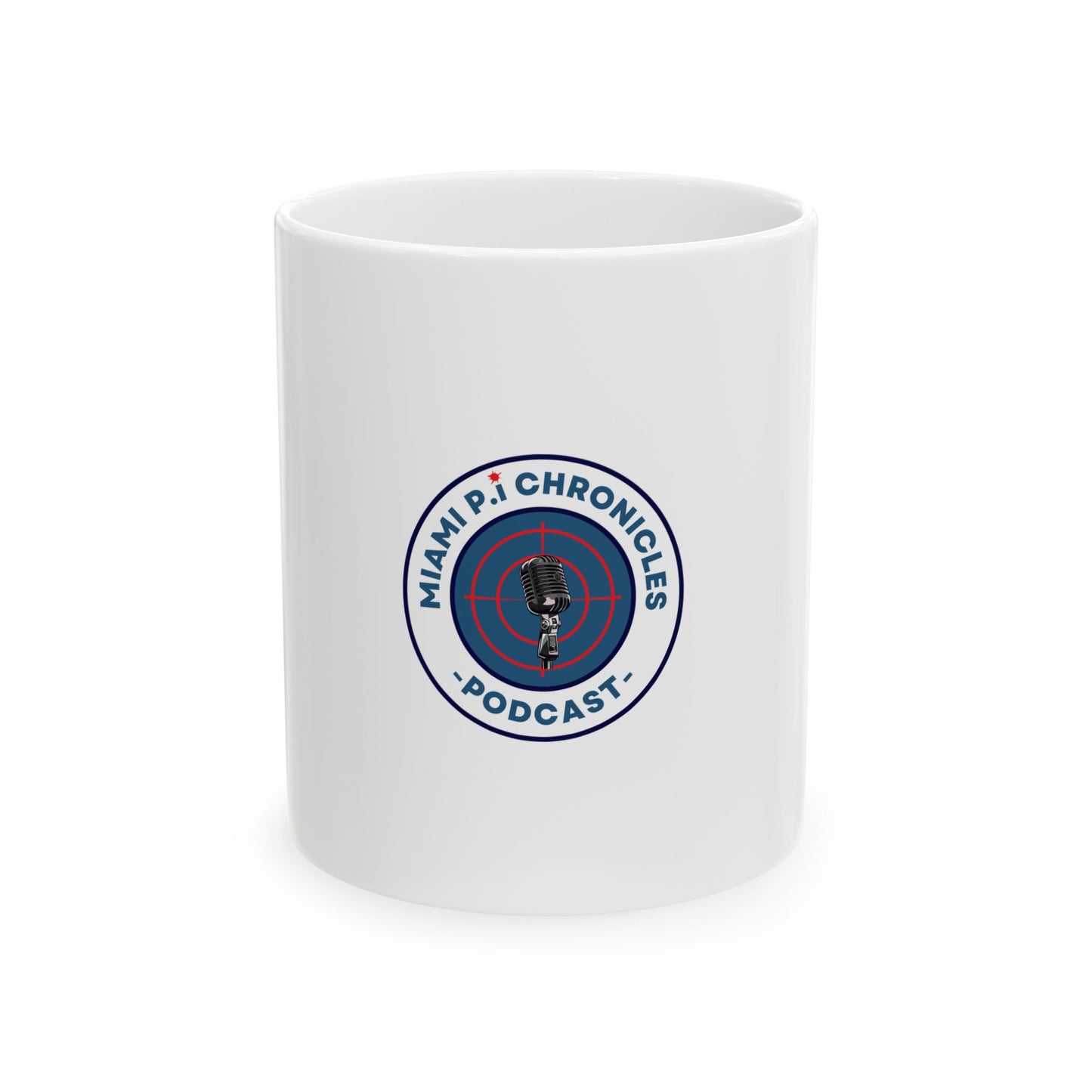 Miami Pi Badge – White Mug