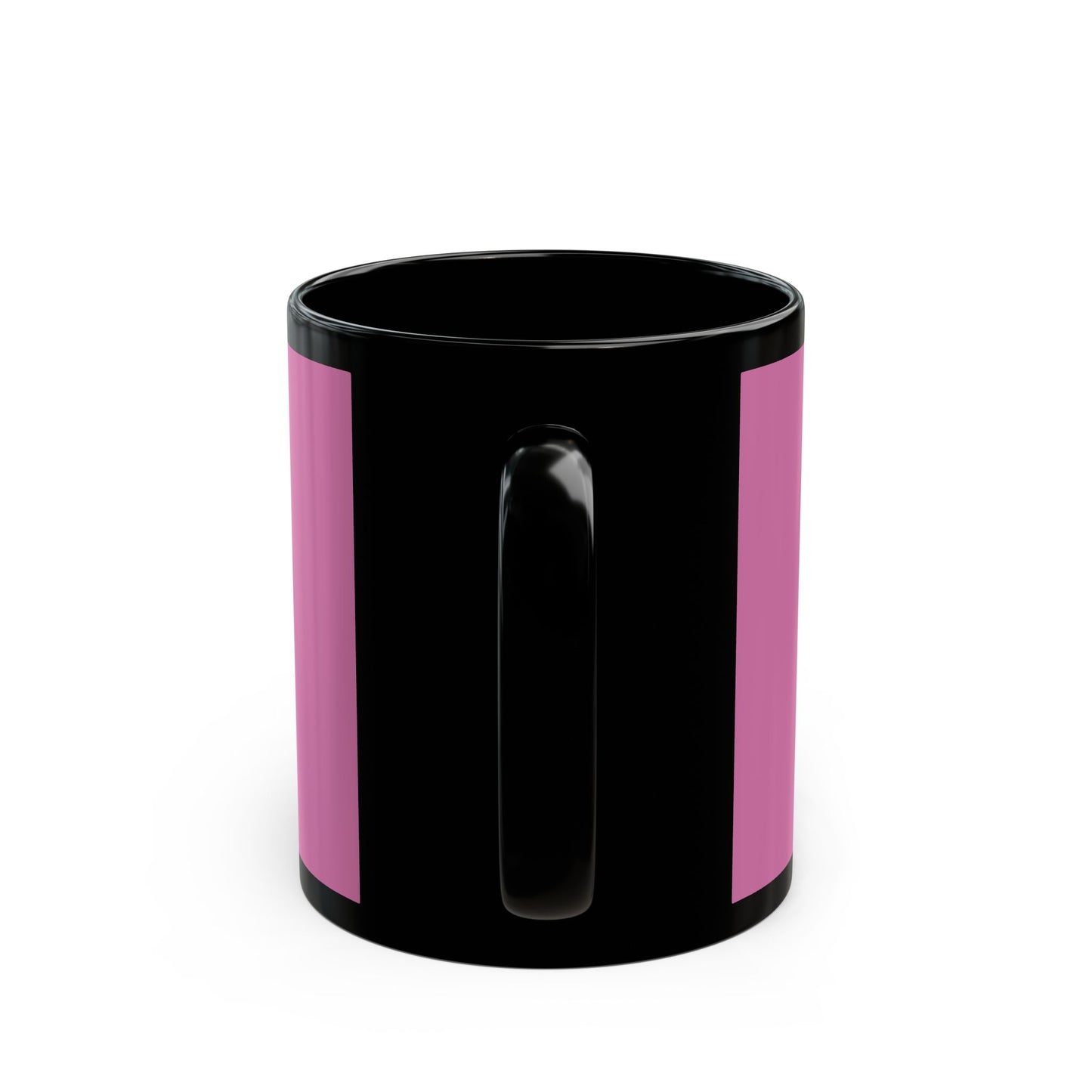 Miami Pi Badge – Black Mug (Pink)