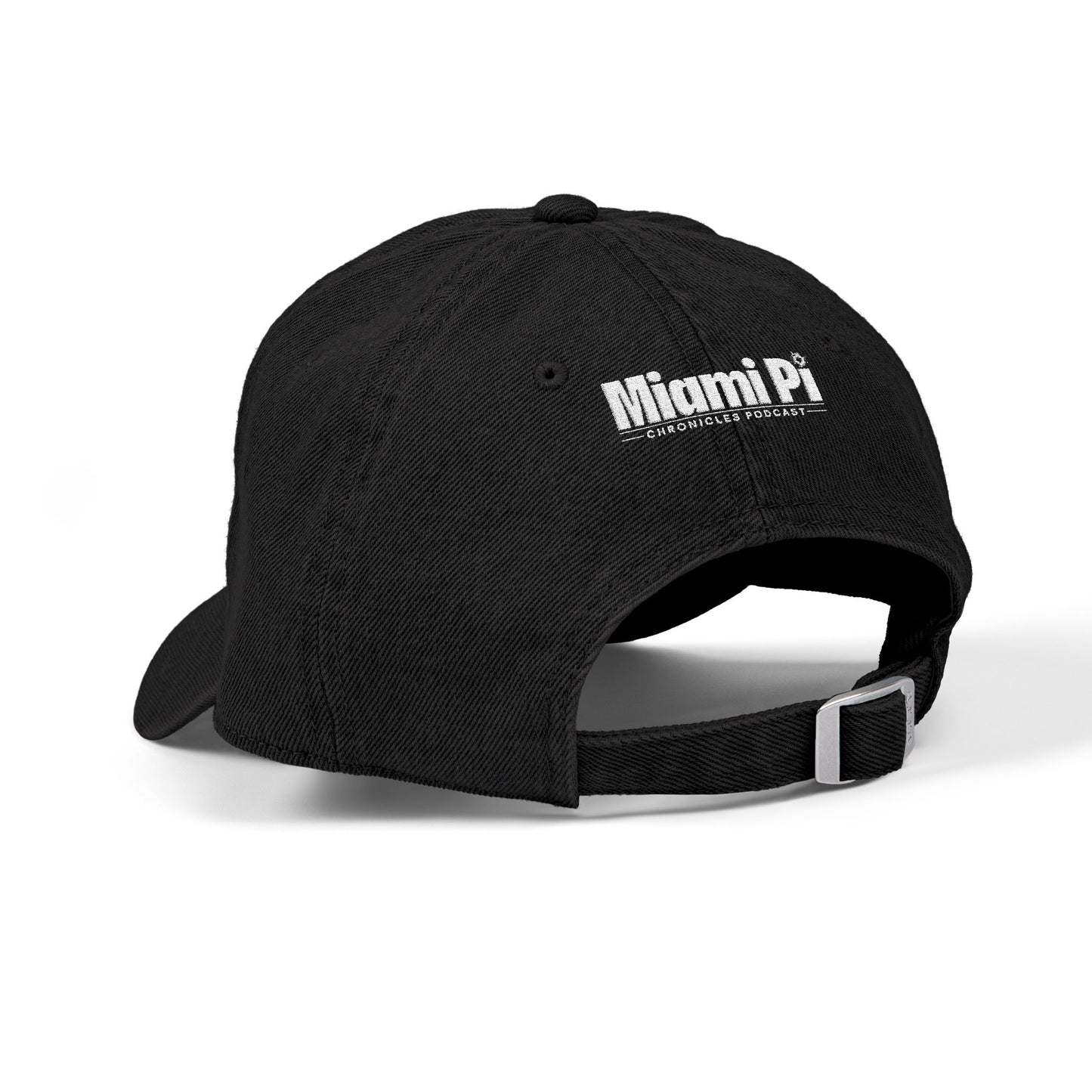 Miami Pi Dark Badge – Embroidered Denim Hat