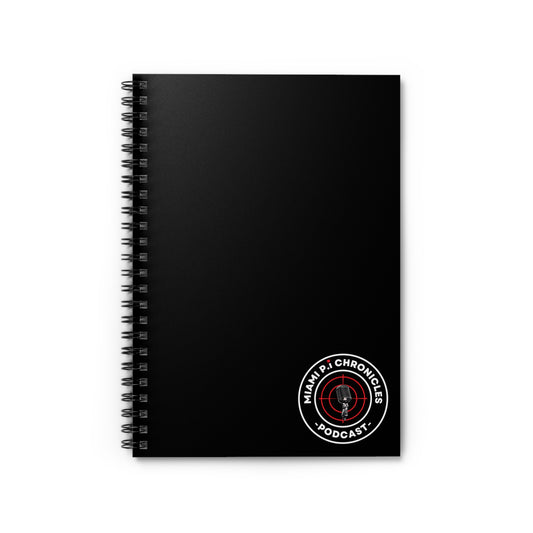 Miami Pi Dark Badge – Black Notebook