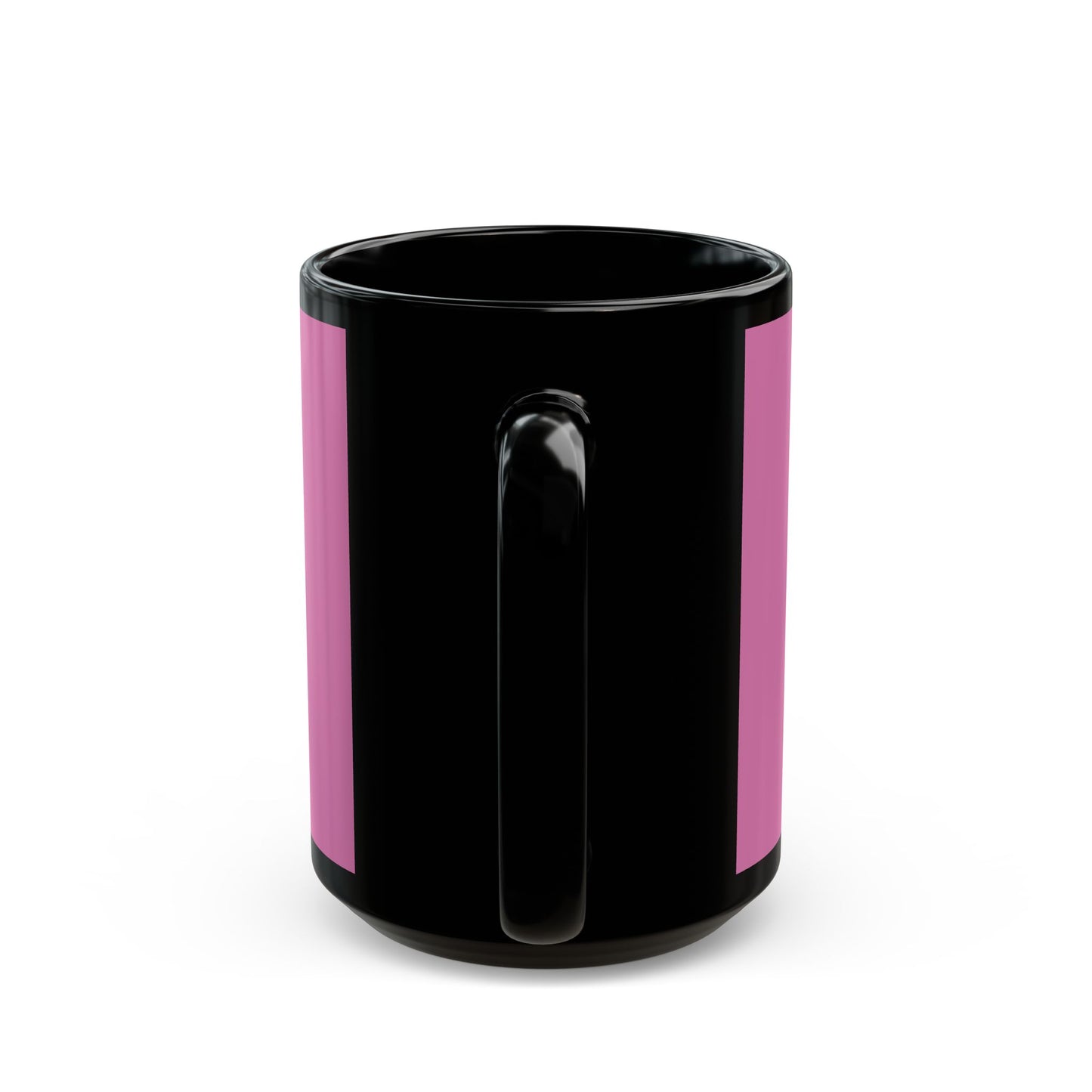 Miami Pi Badge – Black Mug (Pink)
