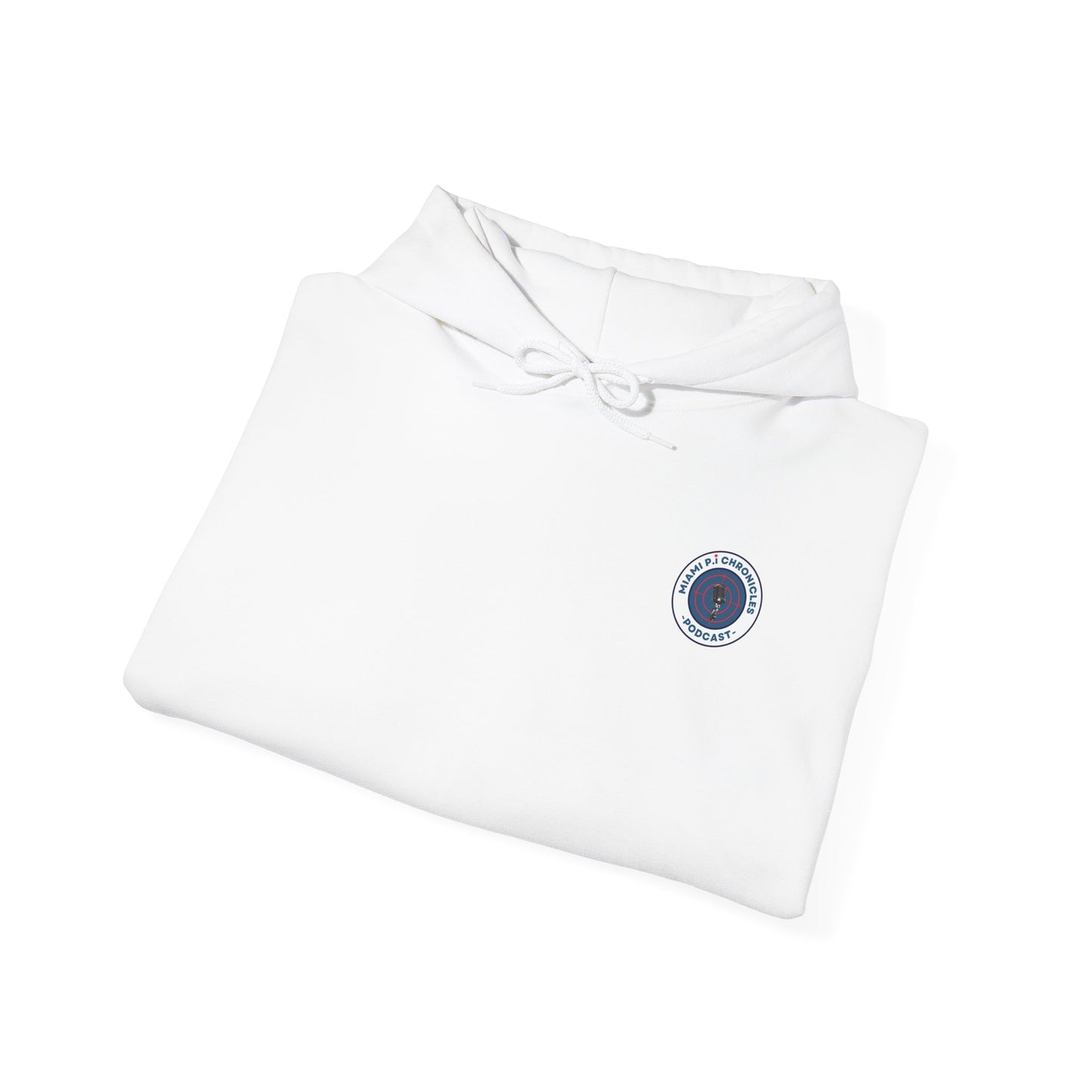 Miami Pi Badge – Hoodie (White)