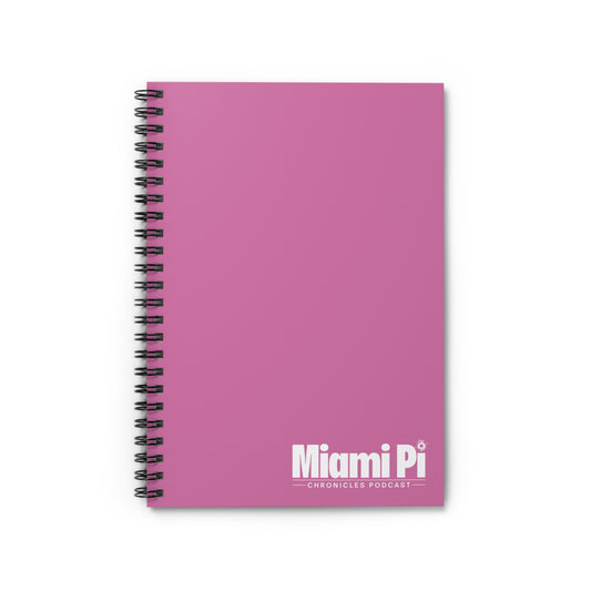 Monochrome Logo – Pink Notebook