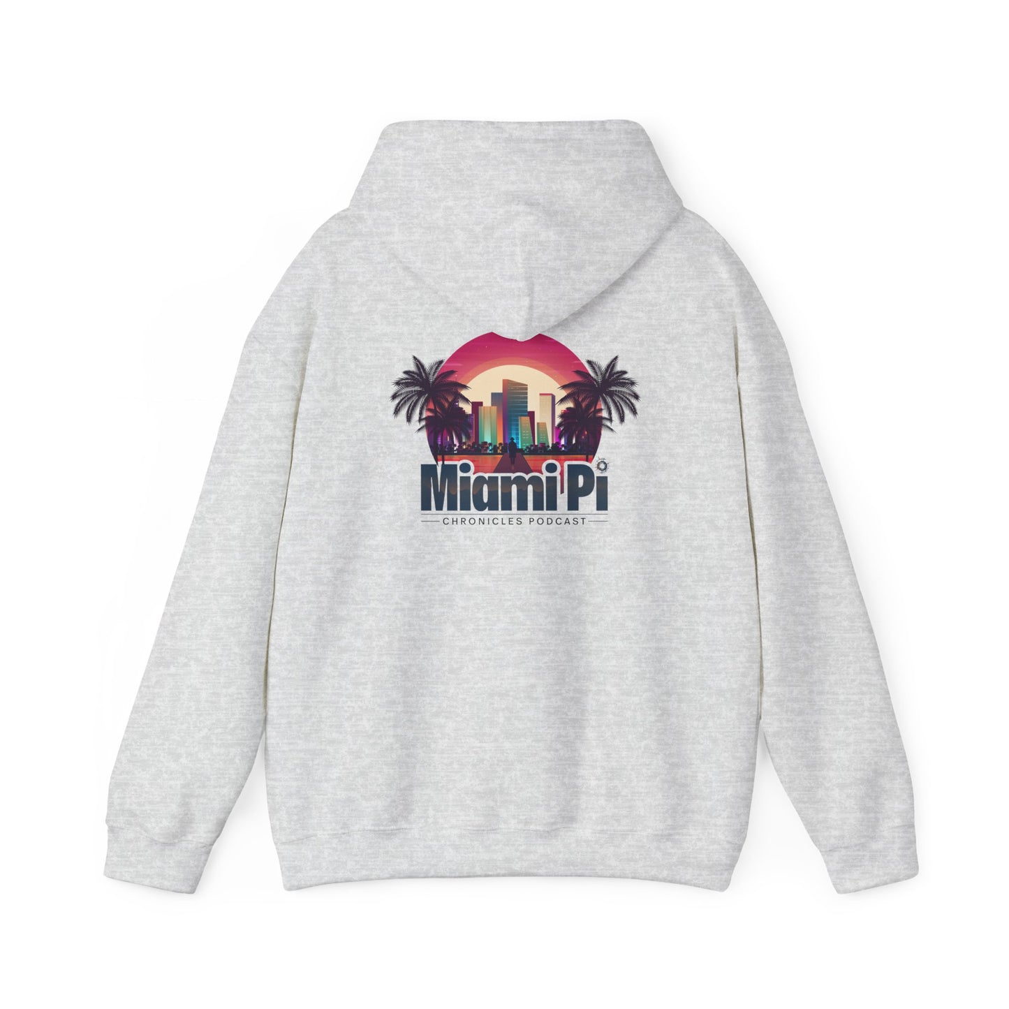 Dark Sunset Logo – Hoodie (Ash)