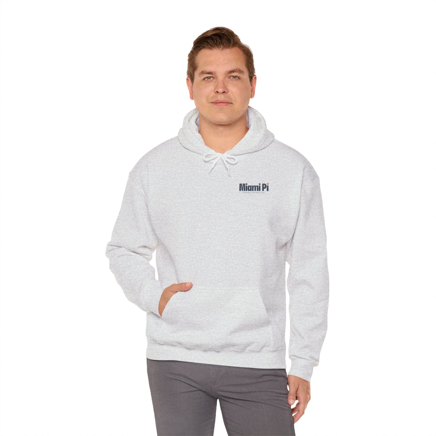 Dark Sunset Logo – Hoodie (Ash)